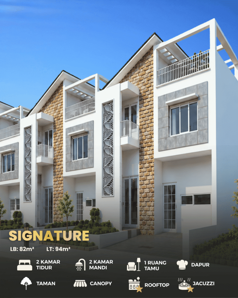 Tipe Signature Cluster Al Hamra Kota Malanag